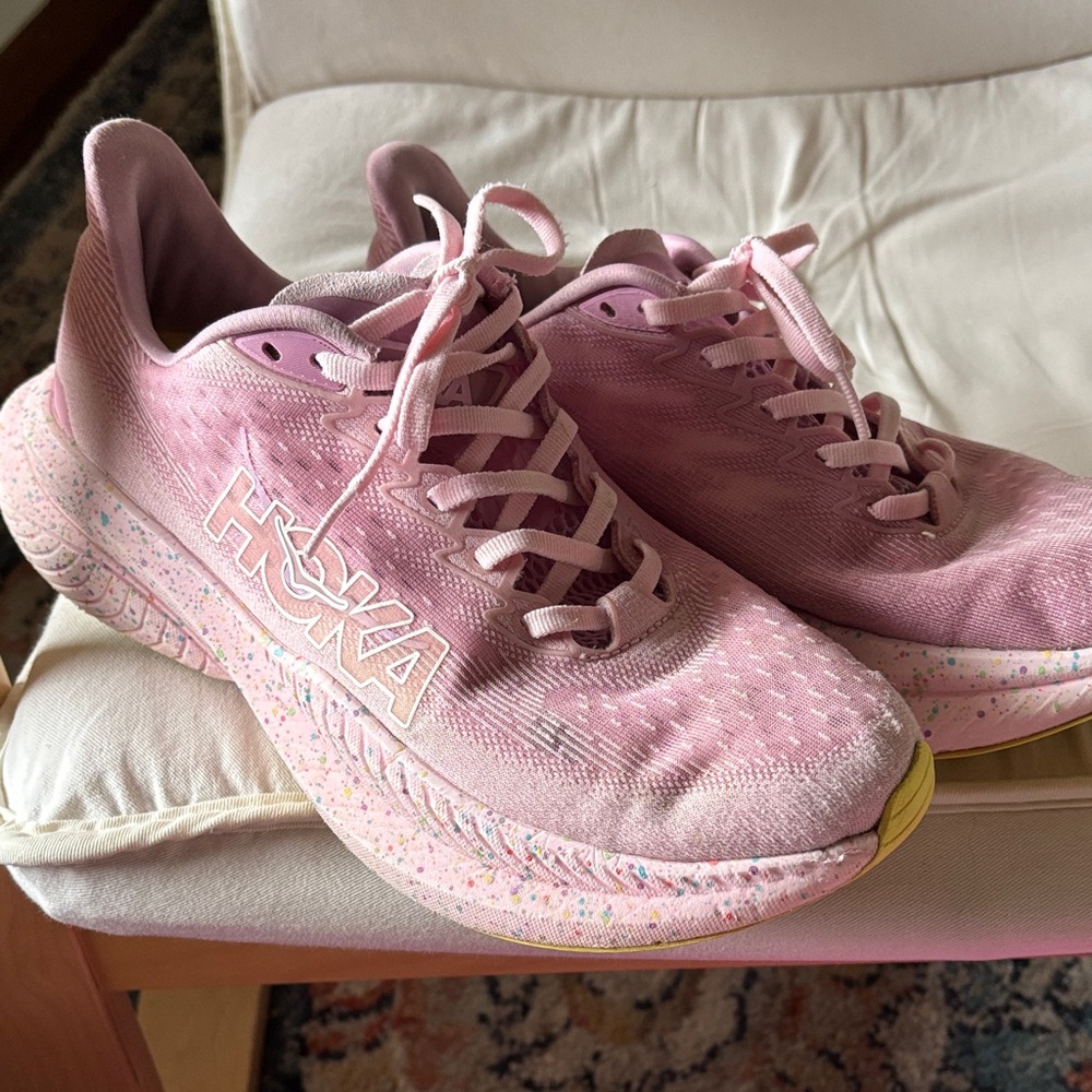 Hoka Women's Light Pink Athletic Shoes
